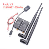 3DR Radio V5 Telemetry 433Mhz 915Mhz 1000MW/500MW Air and Ground Data Transmit Module with OTG cables for APM 2.8 /Pixhawk 2.4.8
