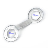 Washing Machine Clutch Wrench Dismantling Maintenance Tool Cleaning Wrench 36/38mm Nut Thickening Long Sleeve Spanner