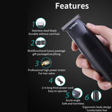 Corded combo set home professional hair clipper adjustable beard hair trimmer for men powerful electric haircut machine 220-240V