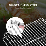 Ultralight Wood Stove Stainless Steel Foldable Mini Charcoal Grill Lightweight Barbecue Grill for Camping Garden Outdoor Picnic
