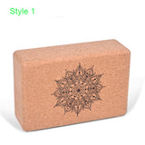 Soft Nature Wood Yoga Brick Cork Yoga Block Body shaping Gym and home work out Eco Friendly