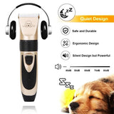 Dog Clipper Dog Hair Clippers Grooming (Pet/Cat/Dog/Rabbit) haircut Trimmer Shaver Set Pets cordless Rechargeable Professional