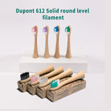 Electric Toothbrush Replace Bamboo Brush Head For Philips HX3/6/9 Series HX6100/HX9332 Biodegradable Charcoal Soft Bristled