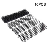10pcs/set Anti Digging Safe Spikes Straps Isolation Square Scat Mat Cat Dog Outdoor Indoor Garden Pest Control Deterrent Devices