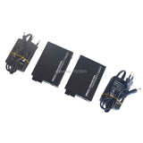 HTB-GS-03 A&amp;B 3pairs Gigabit Fiber Optical Media Converter 1000Mbps Single Mode Single Fiber SC Port External Power Supply