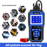 KW450 OBD2 Scanner Auto Code Reader OBD II Car Diagnostic Scanner forVW forAudi forSeat forSkoda Professional Car Tools