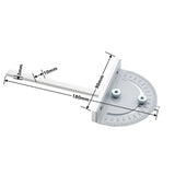 Upgrade Aluminum Router Table Insert Plate W/Miter Gauge for Woodworking Benches Table Saw Trimmer Engraving Machine
