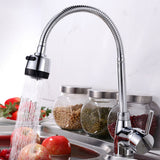 Solid Brass 360Rotatable Pull Out Kitchen Basin Faucet Mixer Tap Spray Spout Single Handle Sink Adjustable Spout Deck Mounted