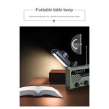 2000Mah Emergency Weather Radio With Solar Charging, Hand Crank And Battery Power, Portable Radio With Flashlight