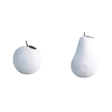 Nordic Fruit Sculpture For Interior Home Decor Modern Resin Apple Pear Statue Figurine Cabinet Home Decoration Gift