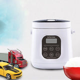 2L Intelligent Rice cooker for 12V Car 24V Truck lorry Onboard 220V Home Food warmer steamer noodles boiler Fast heat cook pot