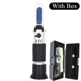 Hand Held Brix/Salt Refractometer with ATC for Brine Fruit Beer, Dual Scale(2 in 1 Brix 0-32%, Salt 0-28%)  40% off