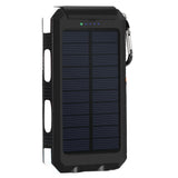 Solar Power Bank Real 20000 mAh Dual USB External Waterproof Polymer Battery Charger Outdoor Light Lamp Powerbank Ferisi