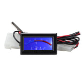 Digital Thermometer 5V LCD Pointer Car Water Temperature Meter Gauge C/F NTC Sensor for Computer Case Air Conditioning Boilers