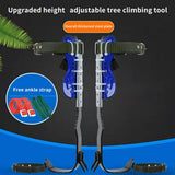 Upgrade Adjustable Height Tree Climbing Tool Spike With SafetyBelt For Rock Climbing Tree Stand Accessories