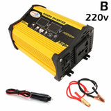 Vehicle Inverter 300W 12V To 110V 220V Voltage Display Sine Modify Converter Wave Adapter Charger Vehicle G5S1