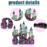 Castle Aquarium Decoration Hand Painted with Realistic Details 9.8 Inches High Fish Tank Ornaments Small Fish Shelters