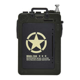 HRD-700/ Radio Music Player Coding Wheel Switch Tuning Search And Save Radio Stations Support Bluetooth TF Card Playback