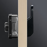 Smart Access Control Fingerprint Password Card Key Wiring Electric Anti-Theft 375KHz Door Lock For Home Apartment Safety Lock