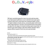 RGBS SCART to YPBPR Component Transcoder Converter,RGBS to Color Difference Component