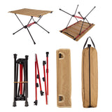 Ultralight Outdoor Folding Table BBQ Picnic Camping Square Table with Storage Bag Foldable Outdoor Dinner Desk Camping Equipment