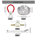 Dropship-6 Pcs Bike Spoke Wrench Kit, Bicycle Spoke Tool Bike Tyre Lever Valve Remover Forged Steel, Bike Wheel Spokes Key