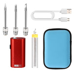 Household Mini Portable 5V USB Rechargeable Soldering Iron 40W High Power Multifunction Electric Welding Machine