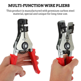 2 Pcs Manual Wire Stripper Cutter Hand Wire Stripping Plier Cable Repair Tool