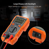 RICHMETERS RM113D NCV Digital Multimeter 6000 Count Auto Ranging AC/DC Voltage Temperature Measuring Meter Flash Light Backlight