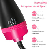 New One Step Hair Dryer and Volumizer 3 in 1 Hot Air Brush Professional Blow Dryer Comb Curling Iron Hair Straightener Brush