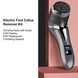 Electric Foot Callus Remover Kit Portable Foot File Pedicure Tools IPX7 Waterproof for Cracked Heels Calluses Dead Skin Remover