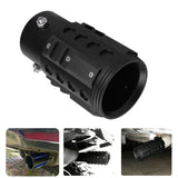 Universal Tail Throat Aluminum Rear Exhaust Tip Refit Tailpipe Industrial Style Suitable for 38mm-63mm Pipes Car Modification
