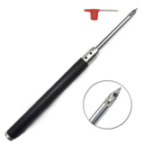 GYTB Wood Turning Tool Set Carbide Tipped Lathe Finisher/Rougher/Detailer/Hollower Tool Set(4pcs Bar+1pcs Handle)With Round/Sq