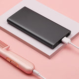 Electric Cordless Hair Straightener And Curling 2 In 1 Dry Comb Mini USB Charging Hot Straightening