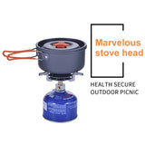 Outdoor Cooking Camping Gas Stove Burner BBQ Picnic Stainless Steel Mini Hiking Disc Type Furnace