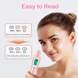 Skin Tester Analyzer Cordless & Portable Facial Moisture Monitor Skin Care Device for Beauty Salon Spa Home Travel