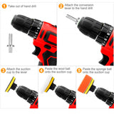 38Pcs Polishing Pad Kit Buffing Pads Car Care Polisher Waxing Polishing Set