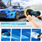 5-inch Electric Car Polisher 700W Auto Car Polisher Buffer with Detachable Sander Rotary Tool 600-3700RPM Speed Regulation