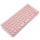 Slim Wired Keyboard Protable Mini Ergonomic Keyboard with Multimedia Keys For Notebook Laptop Mac Desktop PC Computer All-in-one
