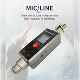 Wireless Microphone System Transmitter Receiver Converter Kit For Dynamic Mic Audio Mixer Recorder Speaker Mic Adapter