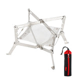 Garden With Mesh Fire Pit Picnic Wood Burning Portable Outdoor Fireplace Camping Bonfire Stand Stainless Steel Mini Rack Folding