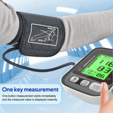 Portable Sphygmomanometer Upper Arm Automatic Digital Blood Pressure Monitor  Medical Digital LCD Monitor Heart Rate Pulse