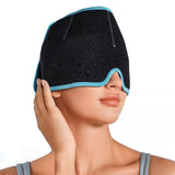 Migraine &amp; Headache Relief Hat Reusable Gel Cold Pack for Migraine or Puffy Eye Sinus &amp; Stress Relief Migraine Gel Ice Head Wrap