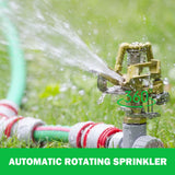 Household Garden Irrigation Sprinklers Rotating Practical Irrigation Sprinkler Adjustable Large Area Coverage Outdoor Supplies