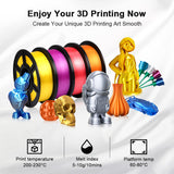 KAIGE PLA SILK Sublimation Filament 1KG 1.75MM Tolerance -/+0.02MM 3D Printer Silk Effect Refills Biodegradable Spool Material