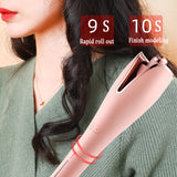 Pro Auto Negative Ion Curly Hair Rapid Heating Ceramic Waves Curler Long-lasting Perm Curling Hair Styling Tools For Women 2021