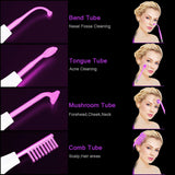 High Frequency Facial Machine Spot Electrode Glass Tube Electro Therapy Beauty Device Acne Remover Facial Skin Care Tightening