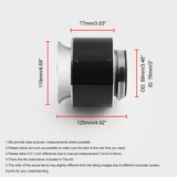 1PC 3 inch Inlet Durable Lightweight Replacement Air Filter Air Cleaner for Car Automotive Vehicle