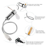 Top Deals Flexible Mini USB LED Cooling Flashing Fan with Programmable Words Edition for PC Laptop Notebook Desktop