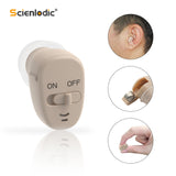 Invisible Digital Hearing Aid Ear for Deafness ITE Mini Hearing Aids for Elderly Moderate to Severe Hearing Loss Sound Amplifier